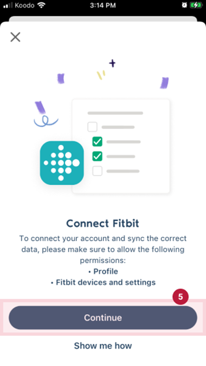 Add fitbit to online health app